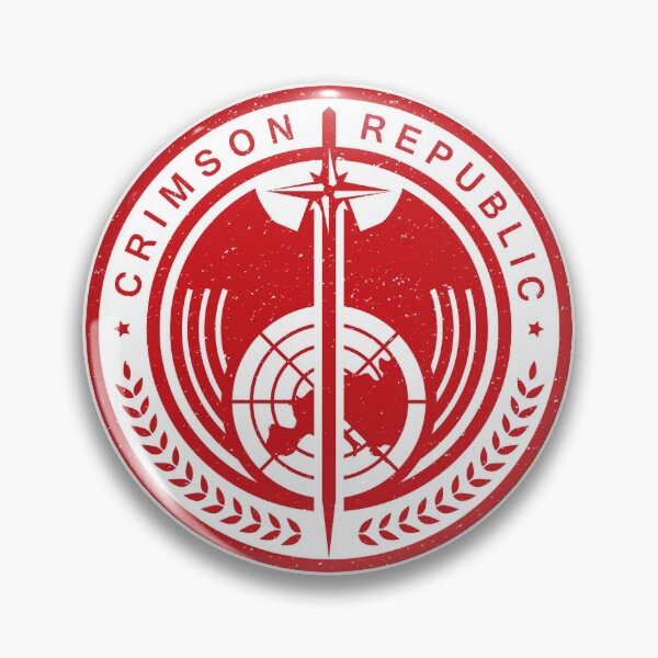 Item preview, Crimson Republic Patch designed and sold by BadCatDesigns.