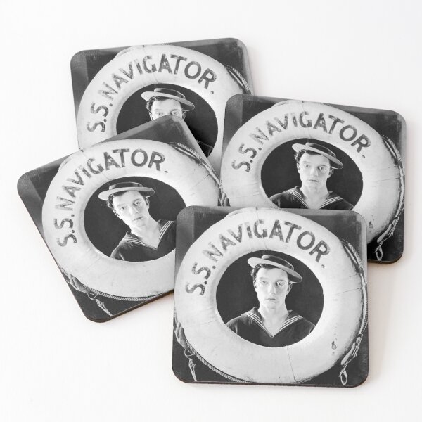 Item preview, Buster Keaton - The Navigator - BW Vintage - D25 designed and sold by DecoVintage.