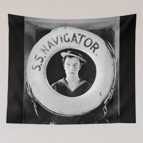 Item preview, Buster Keaton - The Navigator - BW Vintage - D25 designed and sold by DecoVintage.