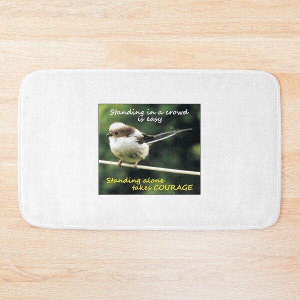 Item preview, Long Tailed Tit Standing Alone Takes Courage designed and sold by BijouArt.