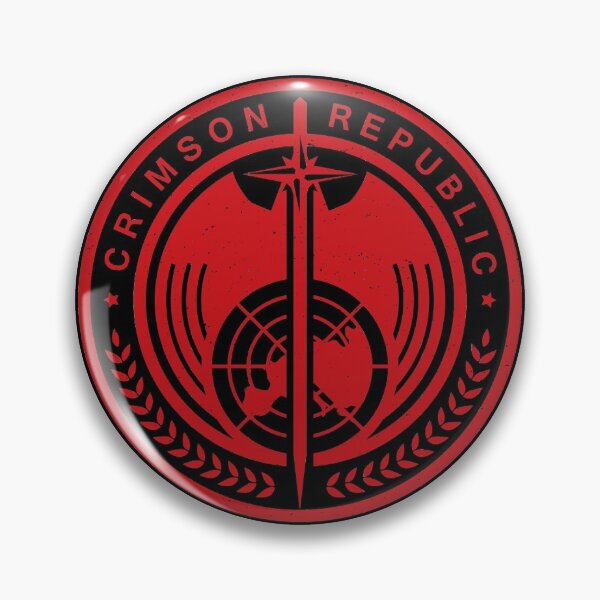 Item preview, Crimson Republic Patch designed and sold by BadCatDesigns.
