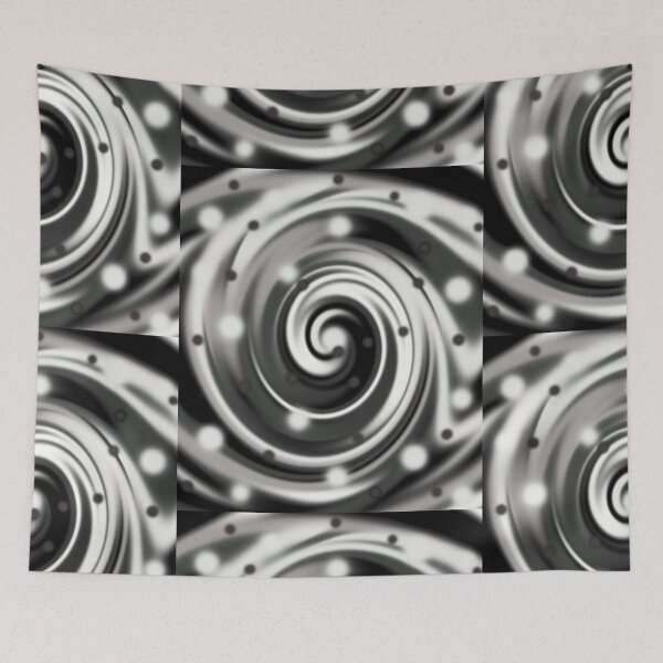 Item preview, Bittersweet Dark Lollipop - abstract vortex designed and sold by zazuzanta.