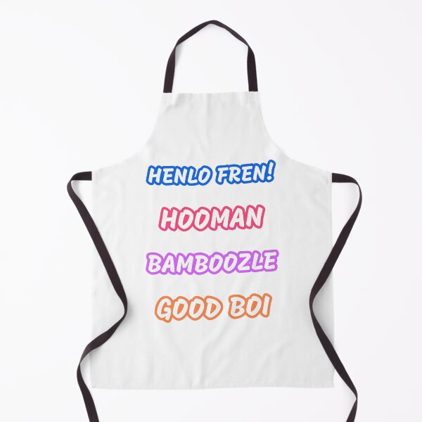 Item preview, Henlo Fren Hooman Bamboozle Good Boi Dog Language Sticker Pack designed and sold by Piztees.