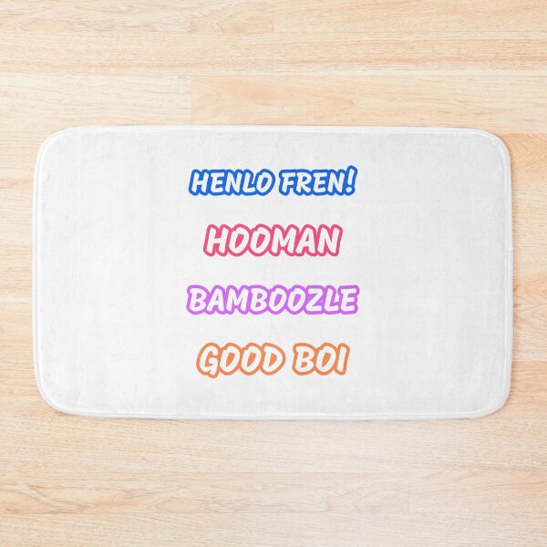 Item preview, Henlo Fren Hooman Bamboozle Good Boi Dog Language Sticker Pack designed and sold by Piztees.