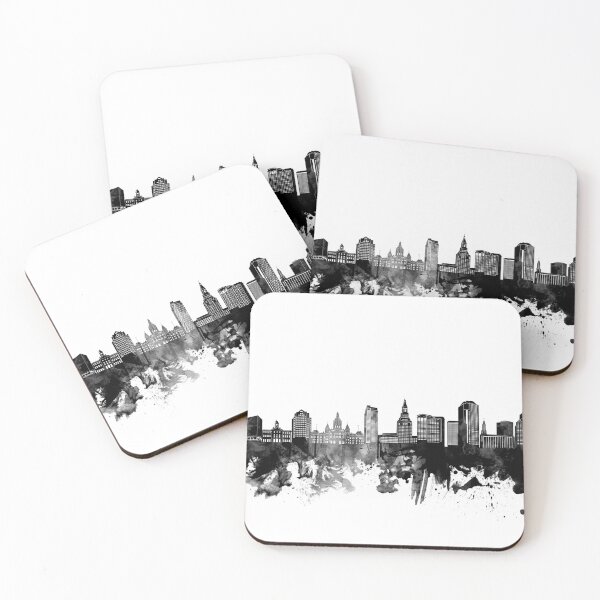 Item preview, hartford skyline bw designed and sold by BekimART2.