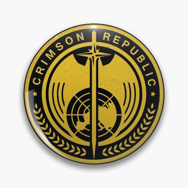 Item preview, Crimson Republic Patch designed and sold by BadCatDesigns.