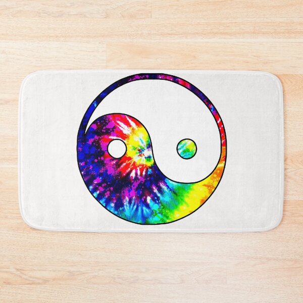 Item preview, Tie dyed Yin yang  designed and sold by Crystalsgraphix.