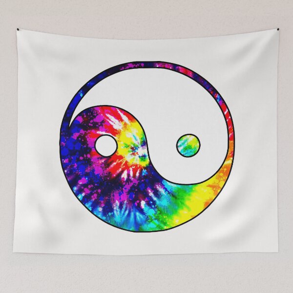 Item preview, Tie dyed Yin yang  designed and sold by Crystalsgraphix.