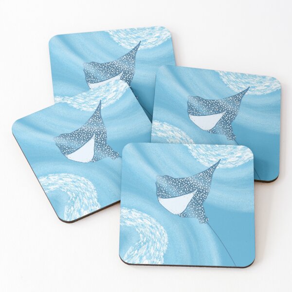 Item preview, Eagle ray fish swimming designed and sold by AubeGoulet.