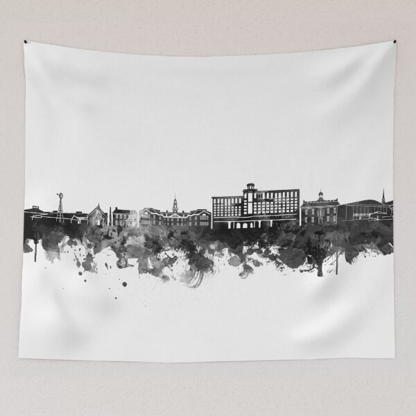 Item preview, dover skyline bw designed and sold by BekimART2.