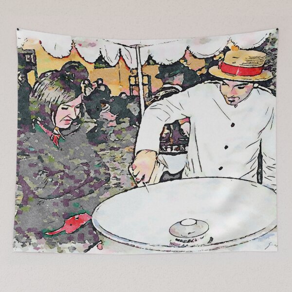 Item preview, Barbarano Romano: the candy floss seller and girl designed and sold by Giuseppe Cocco.