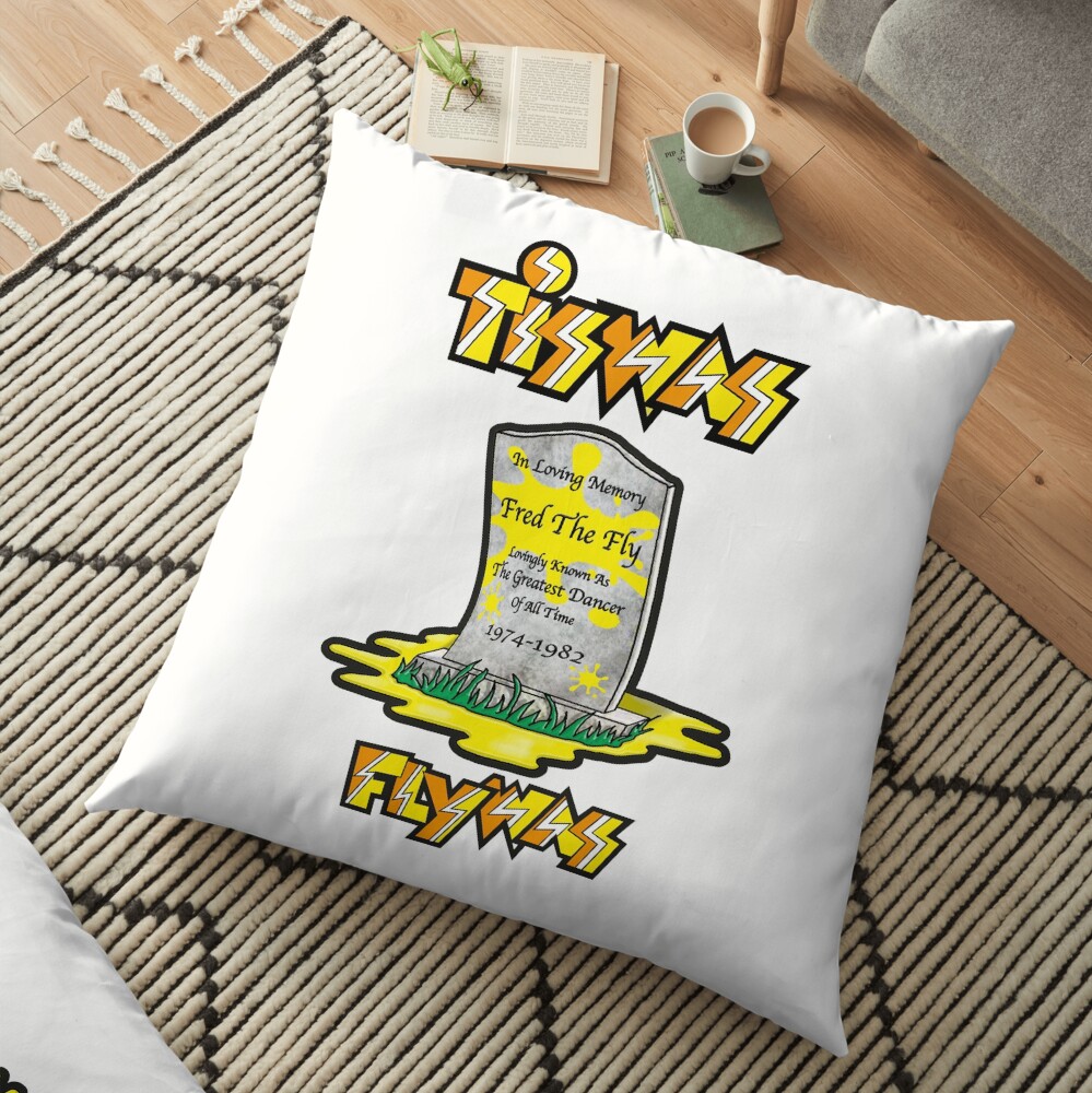 Tiswas Dying Fly Floor Pillow