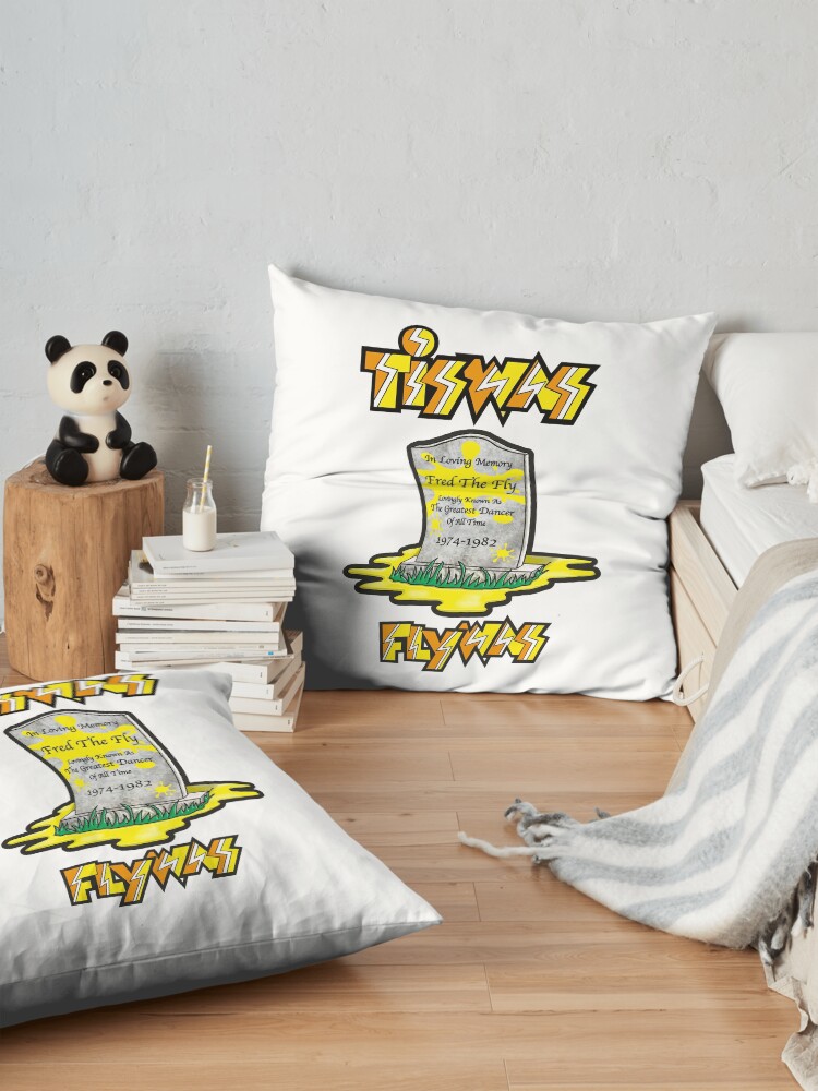 Alternate view of Tiswas Dying Fly Floor Pillow