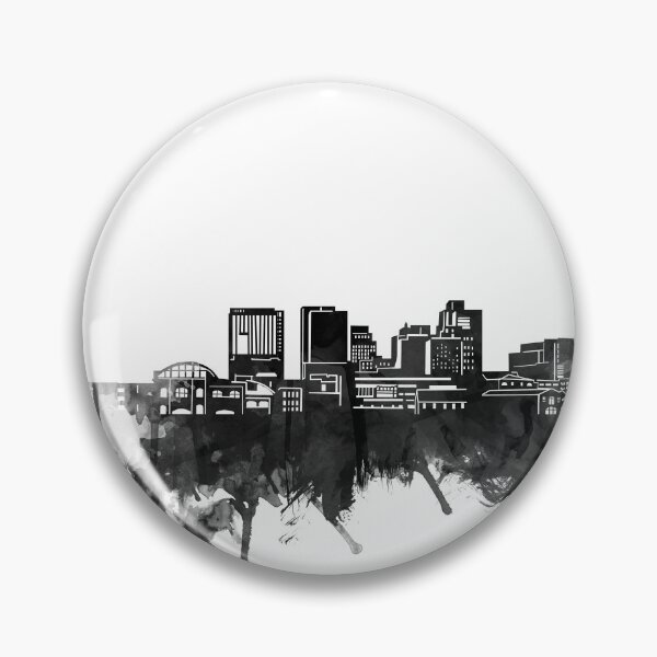 Item preview, wilmington skyline bw designed and sold by BekimART2.