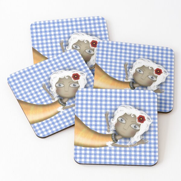 Item preview, Puppe  Blaue Vichy Karo designed and sold by rupydetequila.