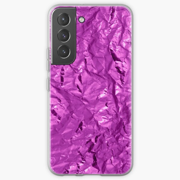 glamour 010 violette glitzernde Folie Samsung Galaxy Flexible Hülle