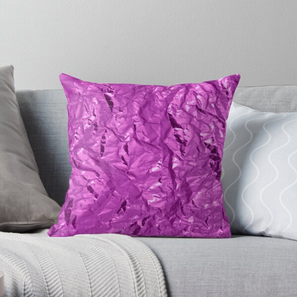 glamour 010 violette glitzernde Folie Dekokissen