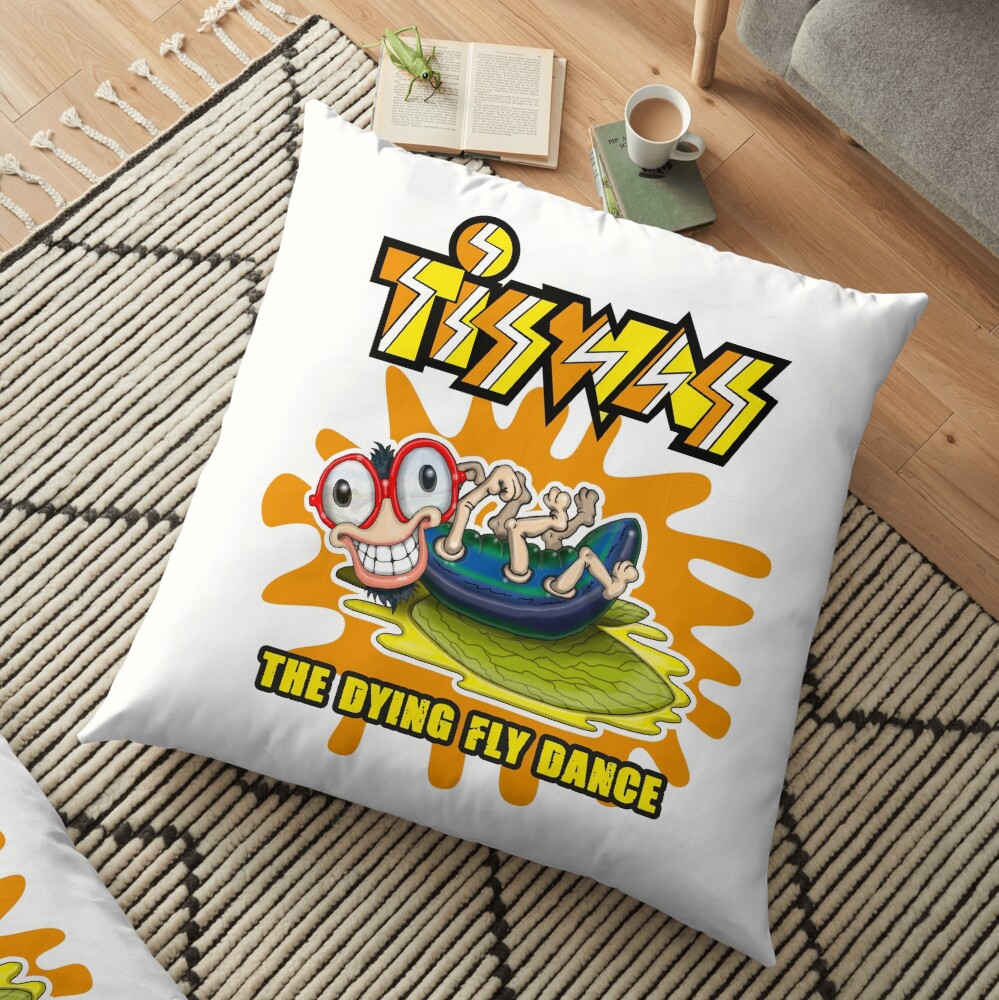 Tiswas Dying Fly Floor Pillow