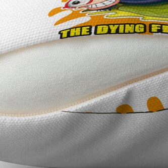Alternate view of Tiswas Dying Fly Floor Pillow