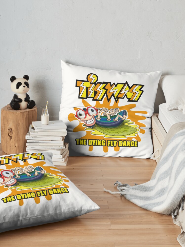 Alternate view of Tiswas Dying Fly Floor Pillow