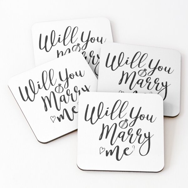 Item preview, Will You Marry Me? engagement Wedding  designed and sold by Dollfacedesign.
