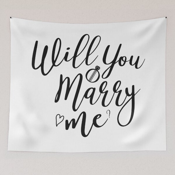 Item preview, Will You Marry Me? engagement Wedding  designed and sold by Dollfacedesign.