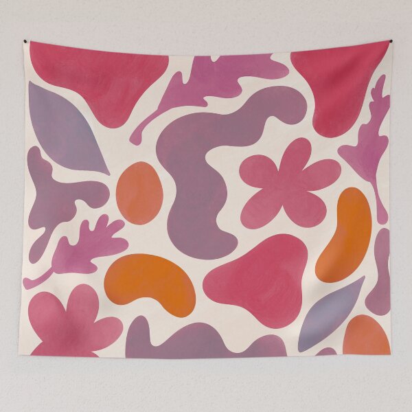 Item preview, Soft Abstraction - Red designed and sold by Home with Lola.
