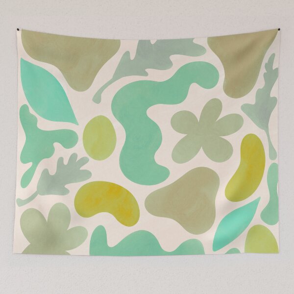 Item preview, Soft Abstraction - Green designed and sold by Home with Lola.