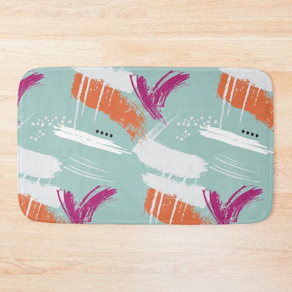 Item preview, Mid century mint abstract print designed and sold by Milatoo.