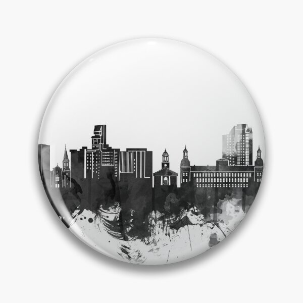 Item preview, augusta ga skyline bw designed and sold by BekimART2.