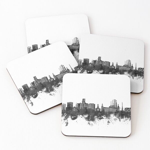 Item preview, augusta ga skyline bw designed and sold by BekimART2.