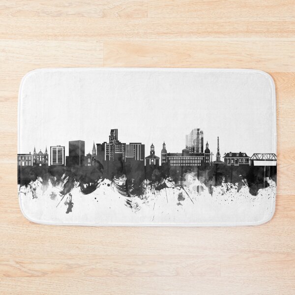Item preview, augusta ga skyline bw designed and sold by BekimART2.