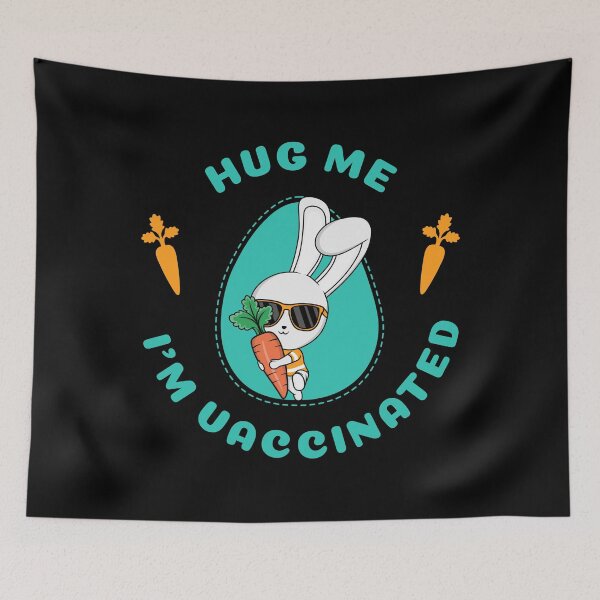 Item preview, Hug Me I'm Vaccinated Easter designed and sold by TKsTees.