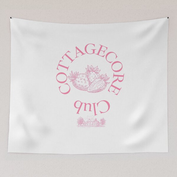 Item preview, Vintage Style Cottagecore Strawberry Logo designed and sold by ToastyBopShop.