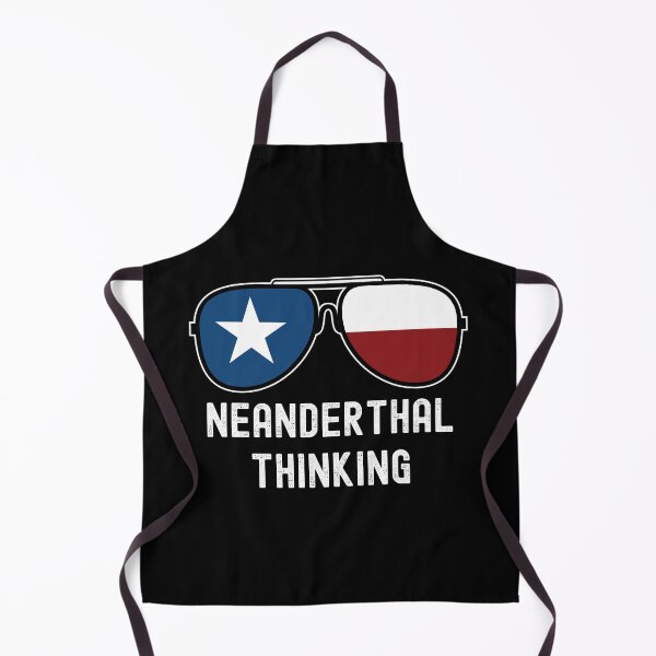 Item preview, Funny Texas American Neanderthal Thinking American Flag Glasses designed and sold by TrendingTees4u.