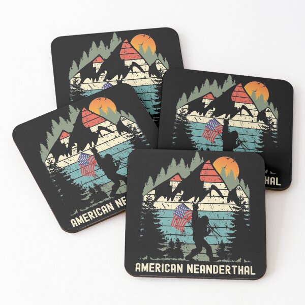 Item preview, Funny American Neanderthal Thinking American Flag designed and sold by TrendingTees4u.