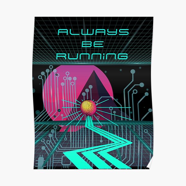 CYBERPUNK / RPG inspired T-shirt - NETRUNNER Cyberwear / Multiple Colours / Unisex / Mens Poster