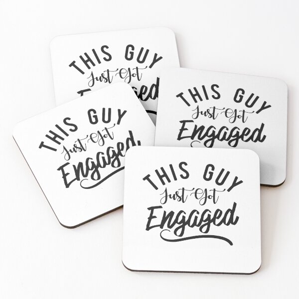 Item preview, This Guy Just Got Engaged Fiancé Groom designed and sold by Dollfacedesign.