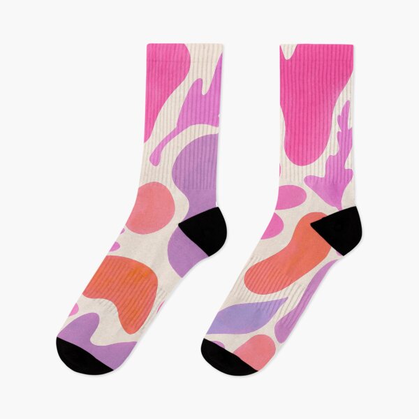 Item preview, Soft Abstraction - Pink and Purple designed and sold by Home with Lola.