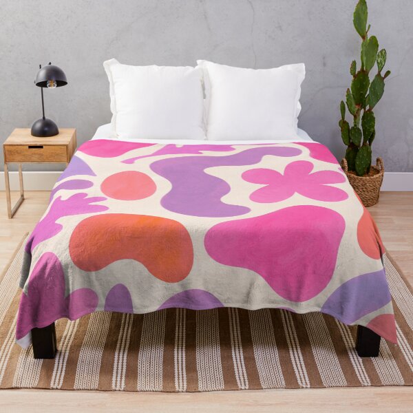 Item preview, Soft Abstraction - Pink and Purple designed and sold by Home with Lola.