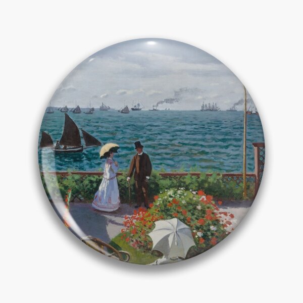 Item preview, Claude Monet Garden at Sainte-Adresse designed and sold by moonlightglo.