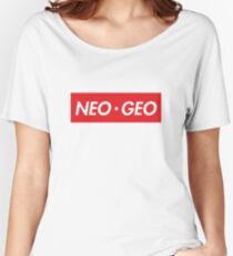 Neo Geo "sup" Style Women's Relaxed Fit T-Shirt