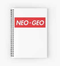 Neo Geo "sup" Style Spiral Notebook