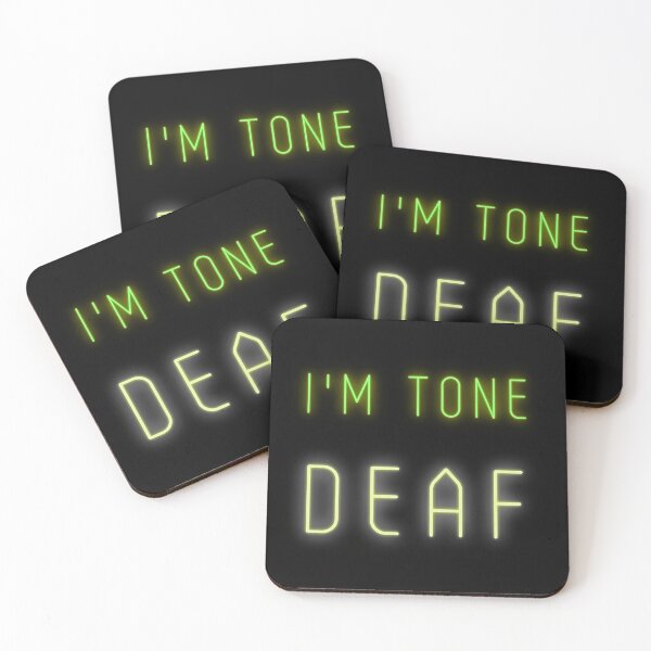 Item preview, I'M TONE DEAF designed and sold by catchyphase.