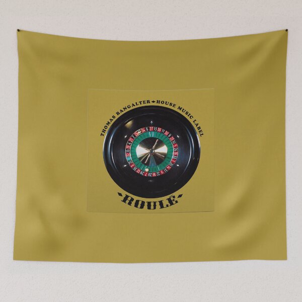 Item preview, LABEL Rolled Vinyl Thomas Bangalter House Music: Gold MODEL LABEL Legend of La French Touch (original HD DESIGN) designed and sold by LA FRENCH TOUCH.