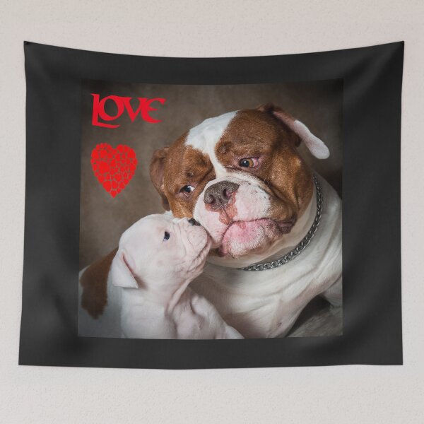 Item preview, Love american bulldog, gift, birthday, celebration, offer designed and sold by minus50.