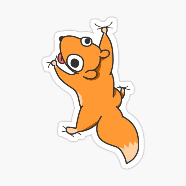 Climbing Squirrel Sticker