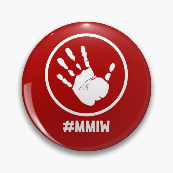 Item preview, Missing and Murdered Indigenous Women #MMIW Red Hand designed and sold by brizodesign.