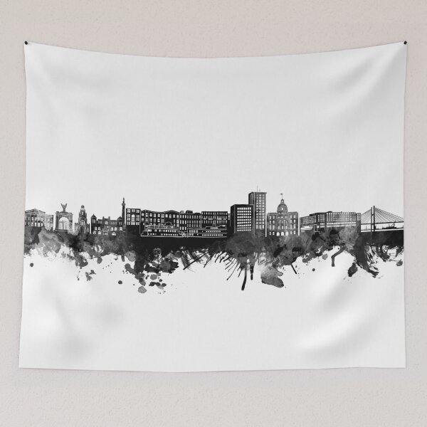 Item preview, savannah skyline bw designed and sold by BekimART2.