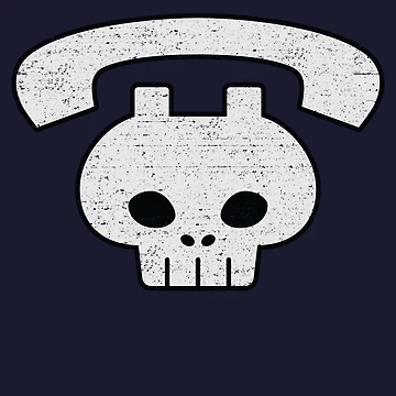 Artwork thumbnail, Skull Phone (Worn) [Roufxis-Rb] by RoufXis